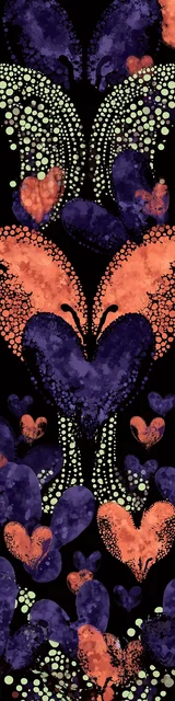 Free butterfly bookmarks of a butterfly with purple theme